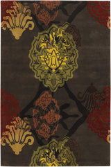 Chandra Dharma dha7503 Brown Rugs.