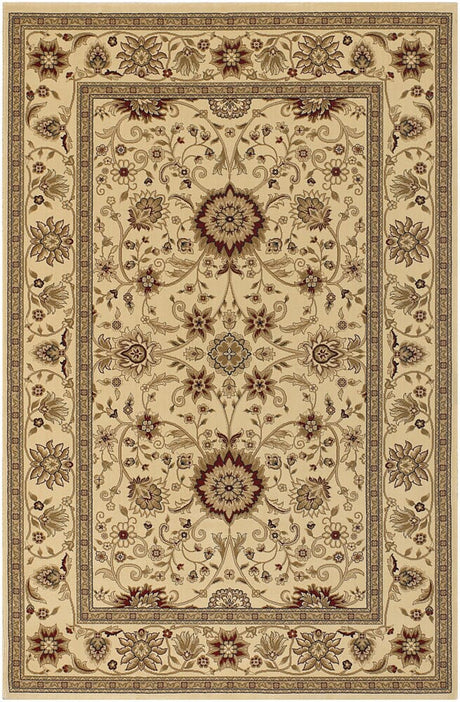 Chandra Diamond Dia10303 Cream / Burgundy / Brown Rugs.