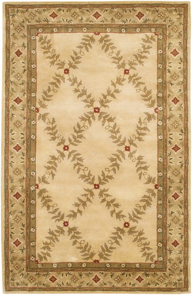 Chandra Dream Dre3140 Gold / Ivory / Cherry / Green / Brown Rugs.