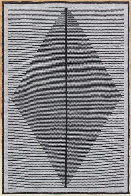 Chandra Elyza Ely - 51602 Grey / Black Rugs - Chandra - ely51602 - 576