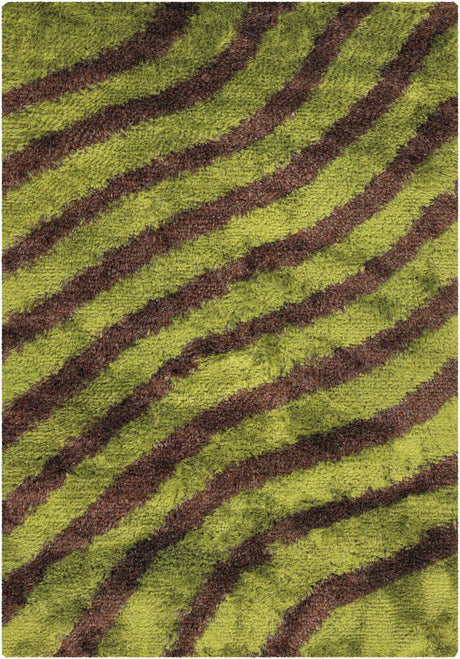 Chandra Fola Fol10601 Green / Brown / Beige Rugs - Chandra - fol10601 - 23