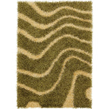 Chandra Fola Fol10624 Green / Yellow Rugs.