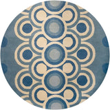 Chandra Fresca fre-4529 Blue Rugs.