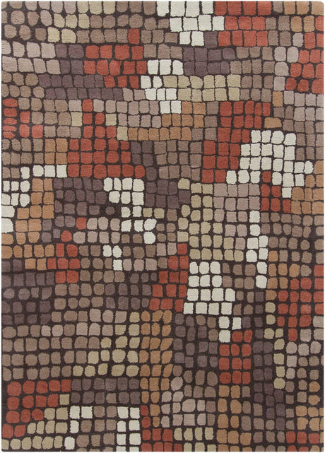 Chandra Gagan Gag-39528 Dark Brown Rugs.