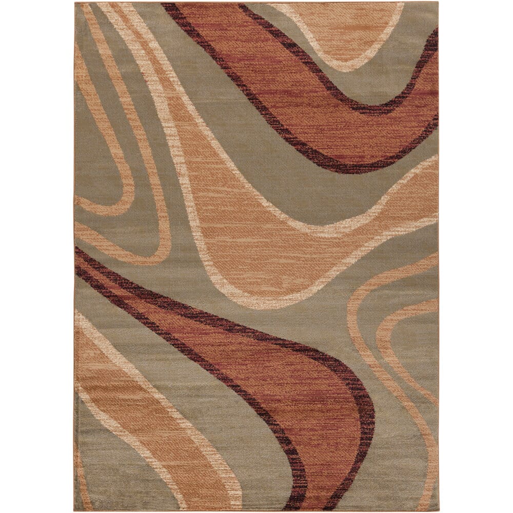 Chandra Ganesh Ganesh14 Grey / Brown / Cream / Black Rugs.