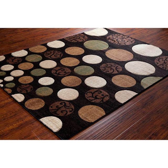 Chandra Ganesh Ganesh24 Black / Tan / Green / Brown / Beige Rugs - Chandra - ganesh24 - 58