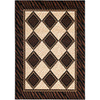 Chandra Ganesh Ganesh26 Black / Tan / Brown / Beige / Ivory Rugs - Chandra - ganesh26 - 58