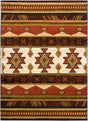 Chandra Ganesh Ganesh4 Brown / Black / Green / Cream Rugs - Chandra - ganesh4 - 58