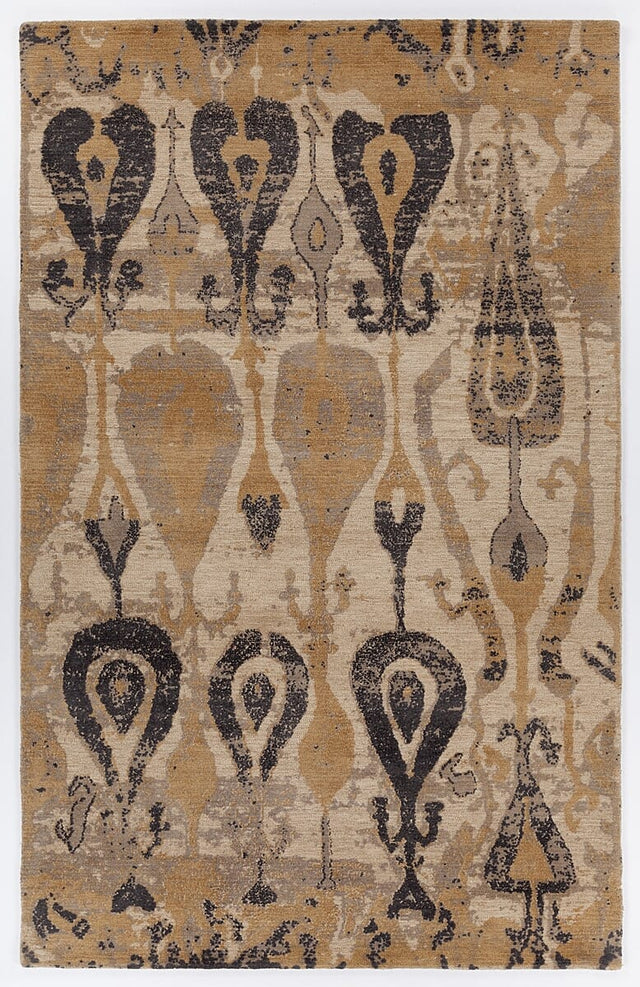 Chandra Gwen Gwe - 49500 Gold / Taupe / Beige / Black Rugs - Chandra - gwe49500 - 576