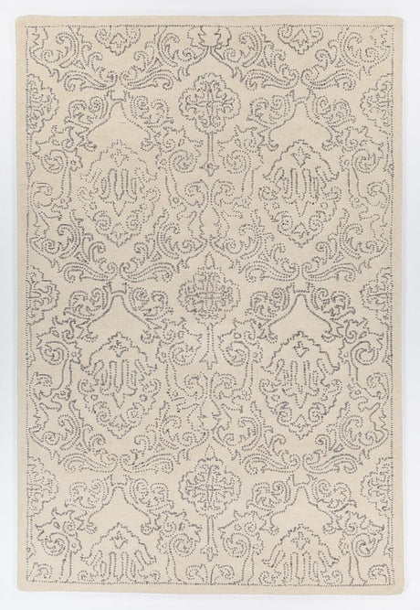 Chandra Hailee Hai-49601 Ivory / Grey Rugs.