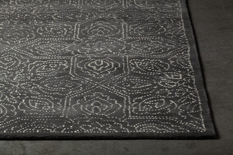 Chandra Hailee Hai - 49603 Dark Grey / White Rugs - Chandra - hai49603 - 576