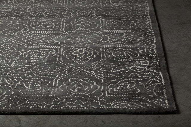 Chandra Hailee Hai-49603 Dark Grey / White Rugs.