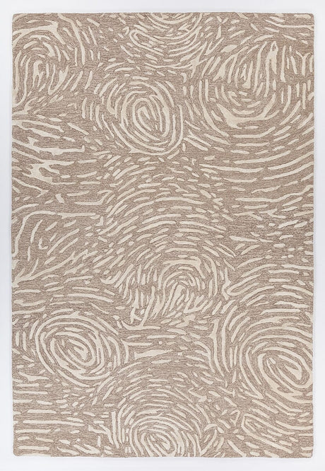 Chandra Hester Hes-49701 Brown / Tan Rugs.