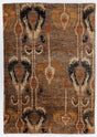 Chandra Hetty Het-49800 Brown / Black / Gold / Orange Rugs.