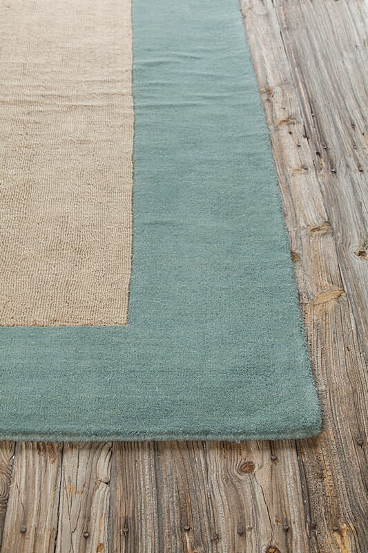 Chandra Hickory Hic23501 Blue / Tan Rugs.