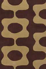 Chandra Inhabit Inh21600 Dark Brown Rugs.