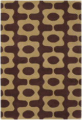 Chandra Inhabit Inh21600 Dark Brown Rugs.