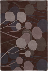 Chandra Inhabit Inh21602 Dark Brown Rugs.