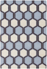 Chandra Inhabit Inh21611 Light Blue Rugs.