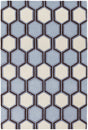 Chandra Inhabit Inh21611 Light Blue Rugs.