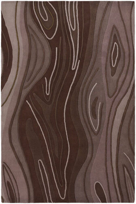 Chandra Inhabit Inh21616 Dark Brown Rugs.