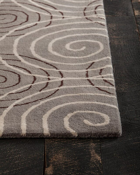 Chandra Int Int-30083 Grey / Brown / Cream Rugs.