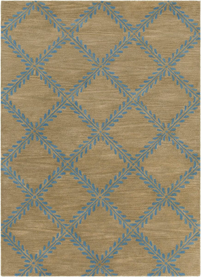 Chandra Int Int-30090 Blue / Tan Rugs.