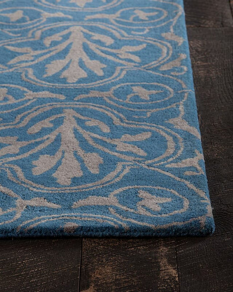 Chandra Int Int-30094 Blue / Grey Rugs.