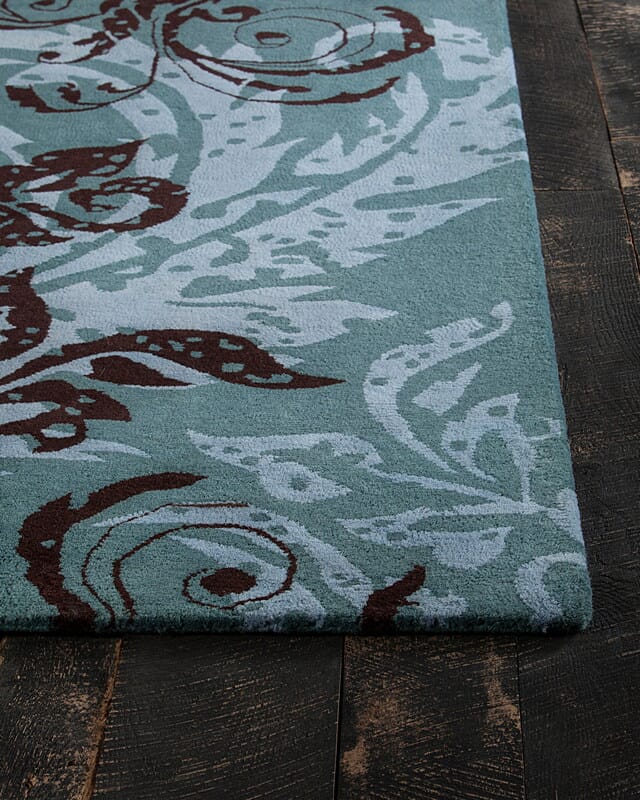 Chandra Int Int-30097 Blue / Borwn Rugs.