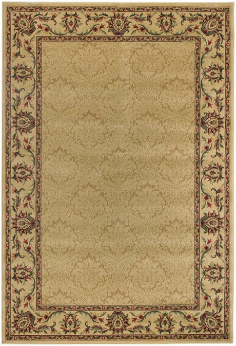 Chandra Iona Ion8904 Gold / Green / Cherry / Brown Rugs.