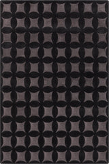 Chandra Isadora ISA-56701 Black / Gray rug, flat view