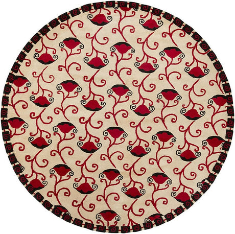 Chandra Janelle Style jan - 2637 Burgundy Rugs - Chandra - jan2637 - 79106