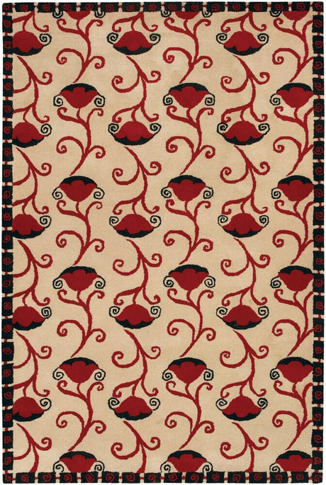 Chandra Janelle Style jan - 2637 Burgundy Rugs - Chandra - jan2637 - 79106