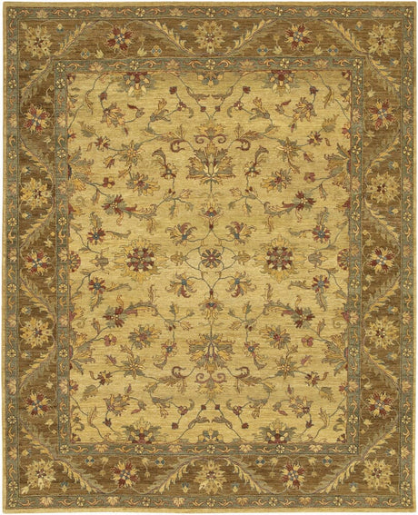 Chandra Kamala Kam1502 Gold / Brown / Beige / Green Rugs.