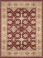 Chandra Kamala Kam1544 Burgundy / Ivory / Gold / Green / Tans Rugs.