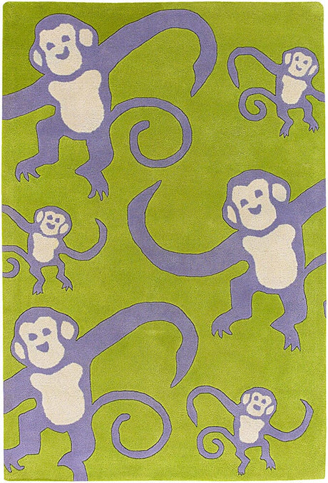 Chandra Kids kid-7621 Green Rugs.