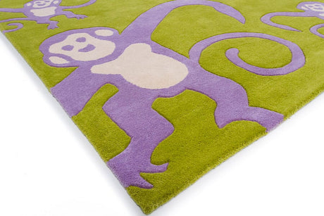 Chandra Kids kid-7621 Green Rugs.