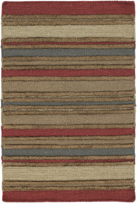 Chandra Kilim kil-2250 Brown Rugs.