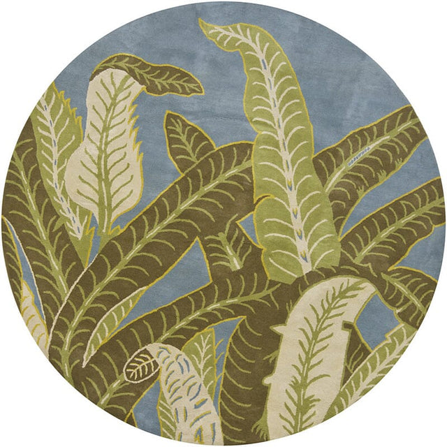 Chandra Kronos kro-6301 Green Rugs.