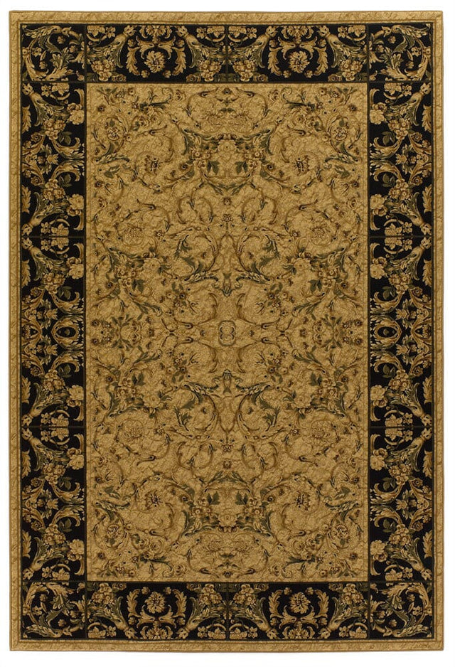 Chandra Laurel Lau22102 Black / Gold / Green / Brown Rugs.