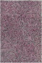 Chandra Leia Lei42200 Burgundy / Grey Rugs.