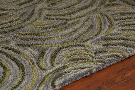 Chandra Leia Lei42202 Green / Grey Rugs.