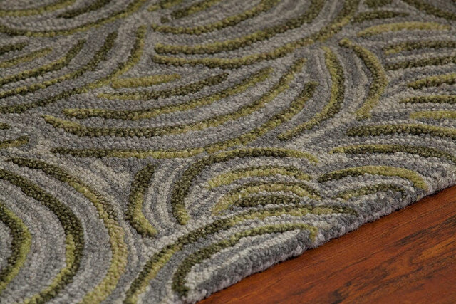 Chandra Leia Lei42202 Green / Grey Rugs.
