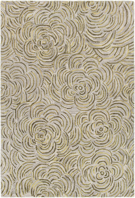 Chandra Leia Lei42202 Green / Grey Rugs.