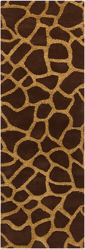 Chandra Liberty Lib14903 Dark Brown / Gold Rugs.