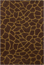 Chandra Liberty Lib14903 Dark Brown / Gold Rugs.