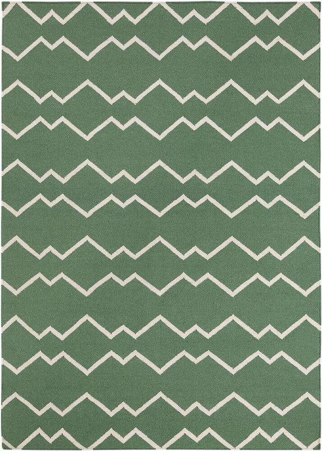 Chandra Lima Lim-25703 Green / White Rugs.
