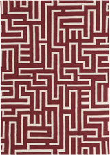 Chandra Lima Lim-25726 Burgundy Rugs.
