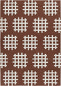 Chandra Lima Lim-25729 Brown / Ivory Rugs.