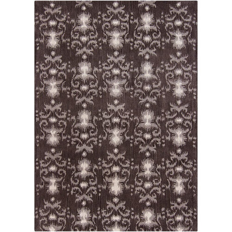 Chandra Lina Lin32002 Charcoal / Grey / Off White Rugs.